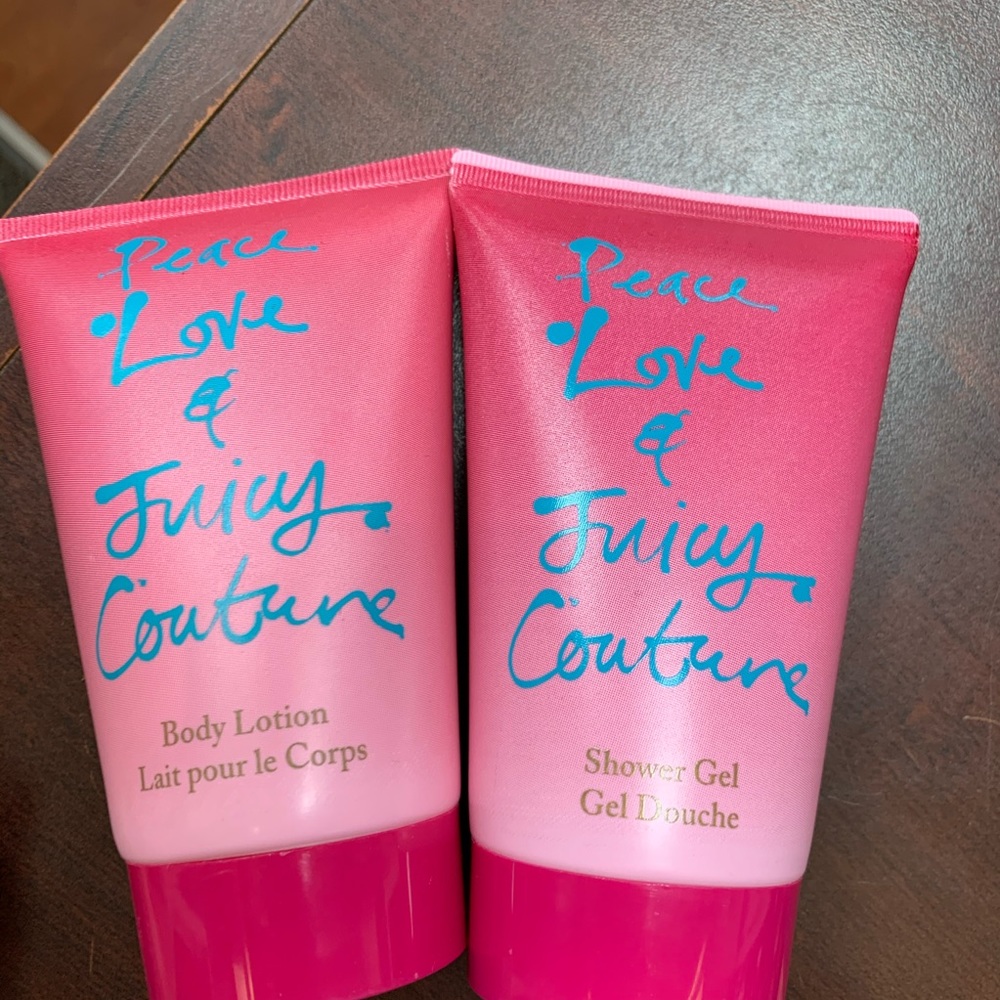 Juicy Couture body lotion + shower gel